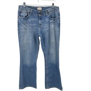 BKE Denim Women 32x29 Bootcut Jeans Medium Wash Embroidered Pockets  Mid Rise